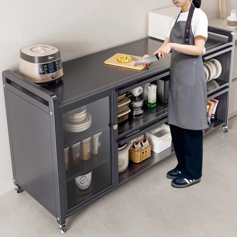 Lounge Cabinet Sideboards Furniture Sideboard Coffee Corner Table Muble Cuisine Kitchen Storage Metal Shelf Vitrina Room Bar LT