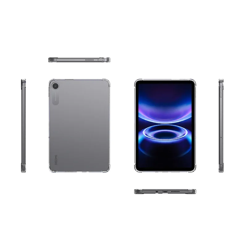Enhanced Protective Clear Silicone TPU Case with Thickened Airbag Design