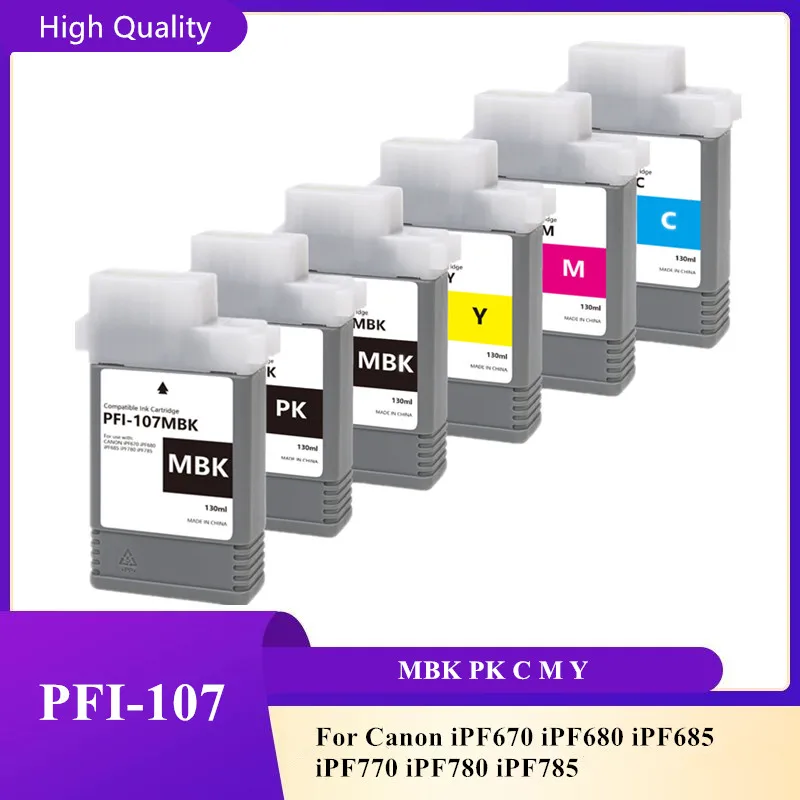 

Совместимый картридж для Canon iPF670 iPF680 iPF685 iPF770 iPF780 iPF785 с чипами и чернилами