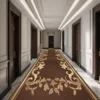 European Style Long Corridor Carpet Villa Hallway Area Rugs Non-slip Stairway Runners Home Decor Aisle Floor Mats Customizable 4