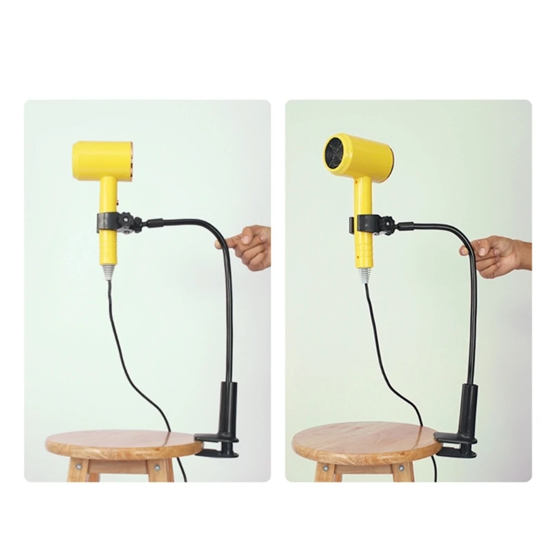 Dog Grooming Table Hair Dryer Arm Clamp Stand Holder 360Degree Neck Hands-free Pet Grooming Accessories pet hair dryer pet grooming table