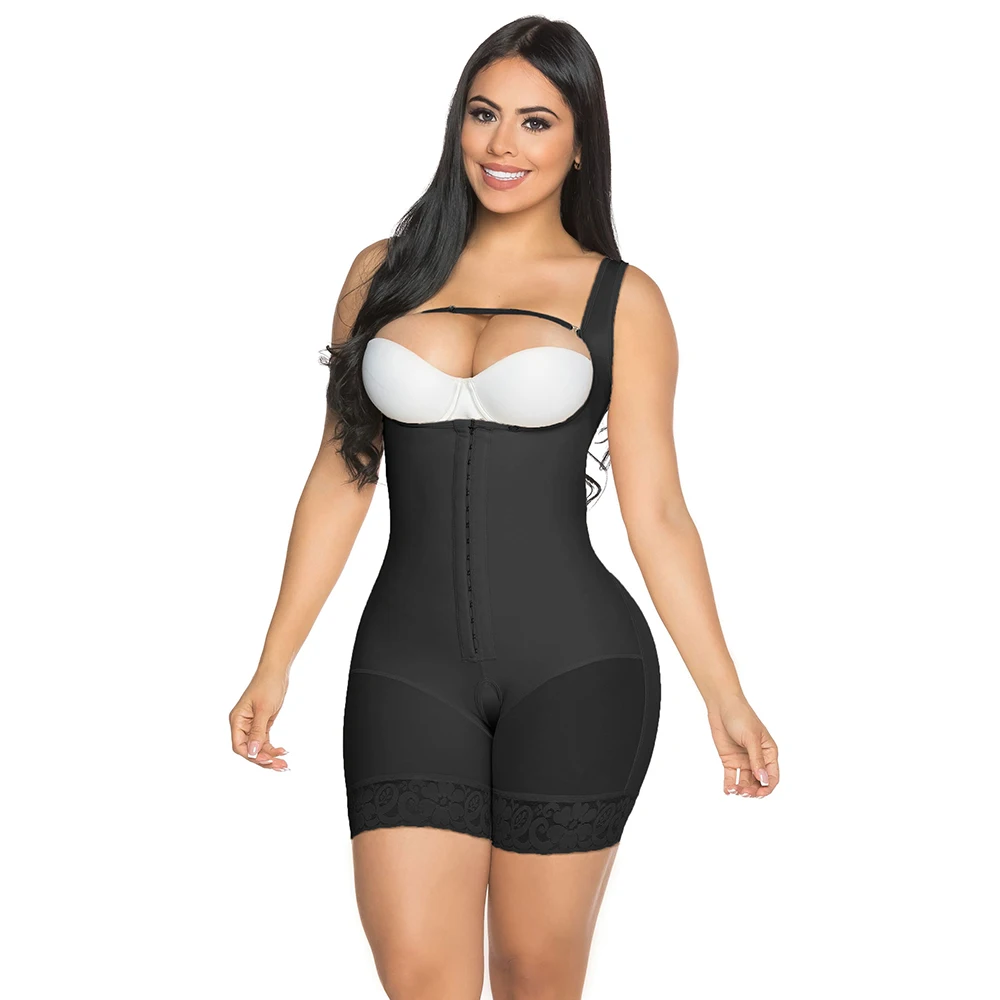 

Open-chested sleeveless one-piece bodysuit skin color vest suspenders one-piece shorts shapewear Tummy Control Corset Femme