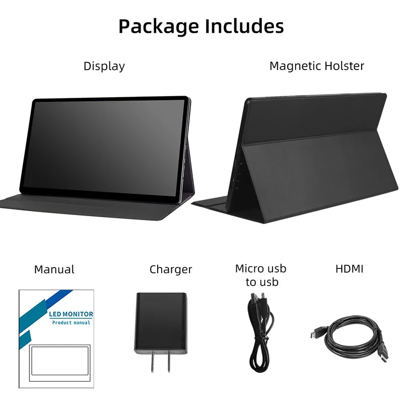 ޴   USB HDMI ȣȯ IPS ũ ÷ ̹ PC, Ʈ ġ XBOX ġ PS4 PS5, 14 ġ 1080P HD