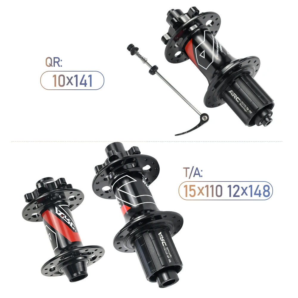 Bike Wheel 141mm Hubs Bicycle Hub 141mm Boost Qr Hub Bicycle Qr