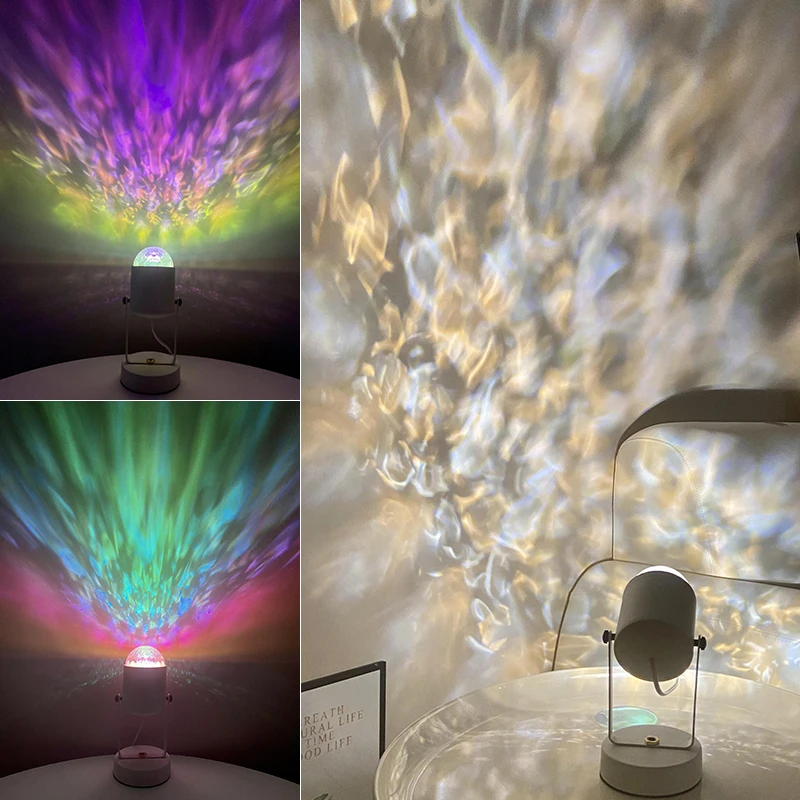 Water-ripple-table-lamp-small-night-light-light-shadow-mood-rotating ...