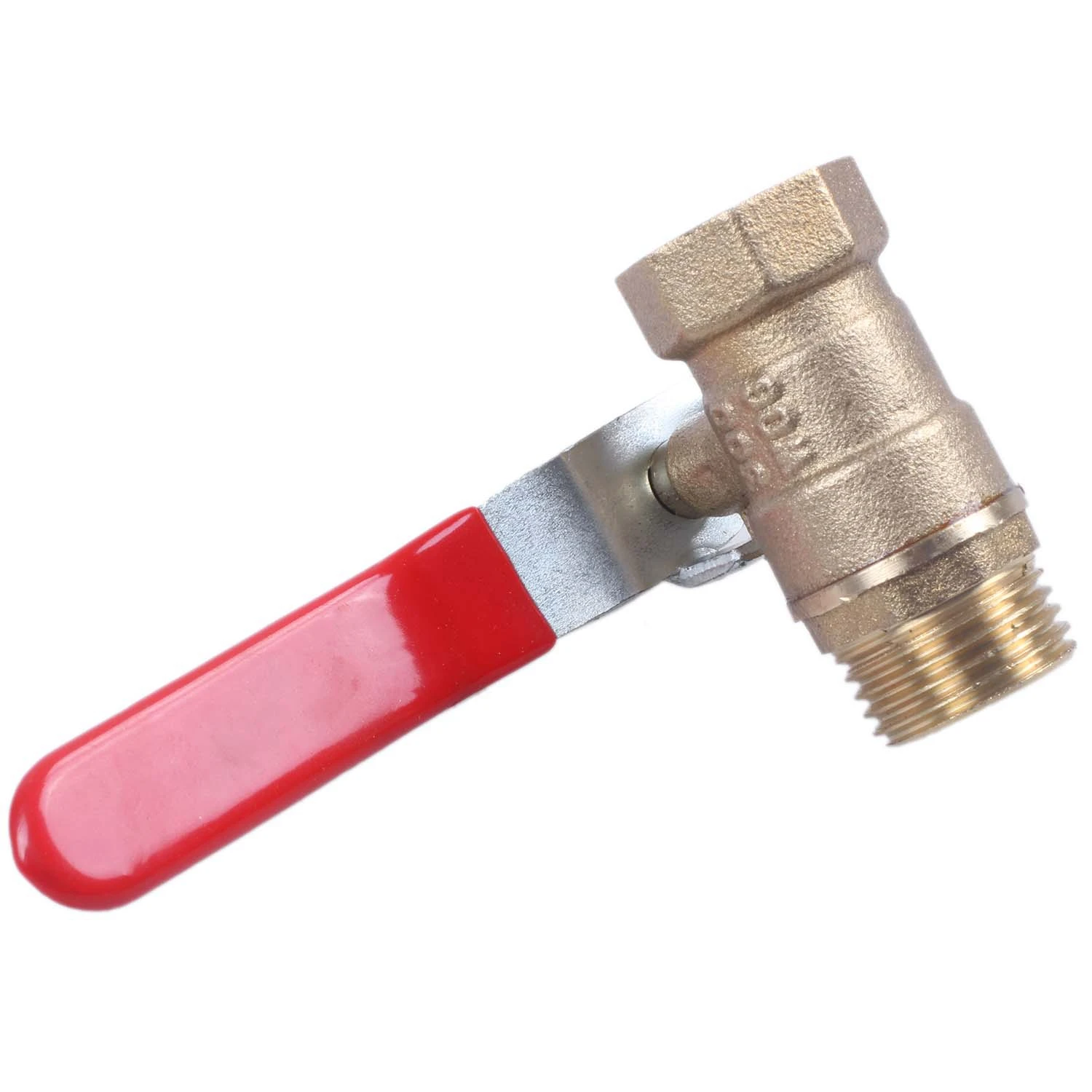 ABZV-Male To Female M/F Thread 1/2" Full Port Brass Water Ball Valve