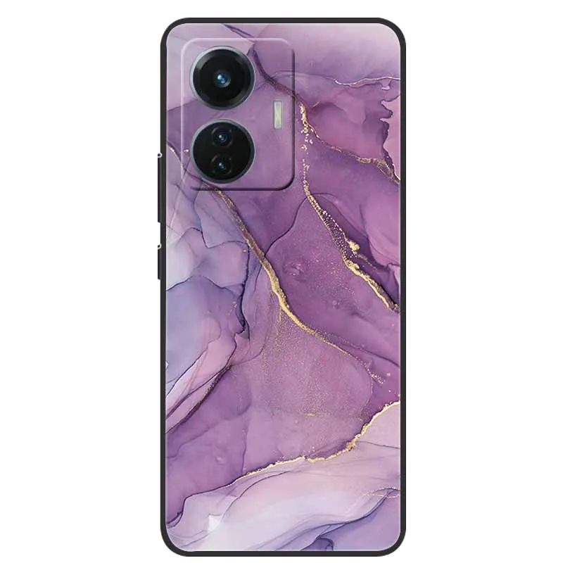 Elegant Marble Soft Silicone TPU Back Case - Shockproof Phone Cover