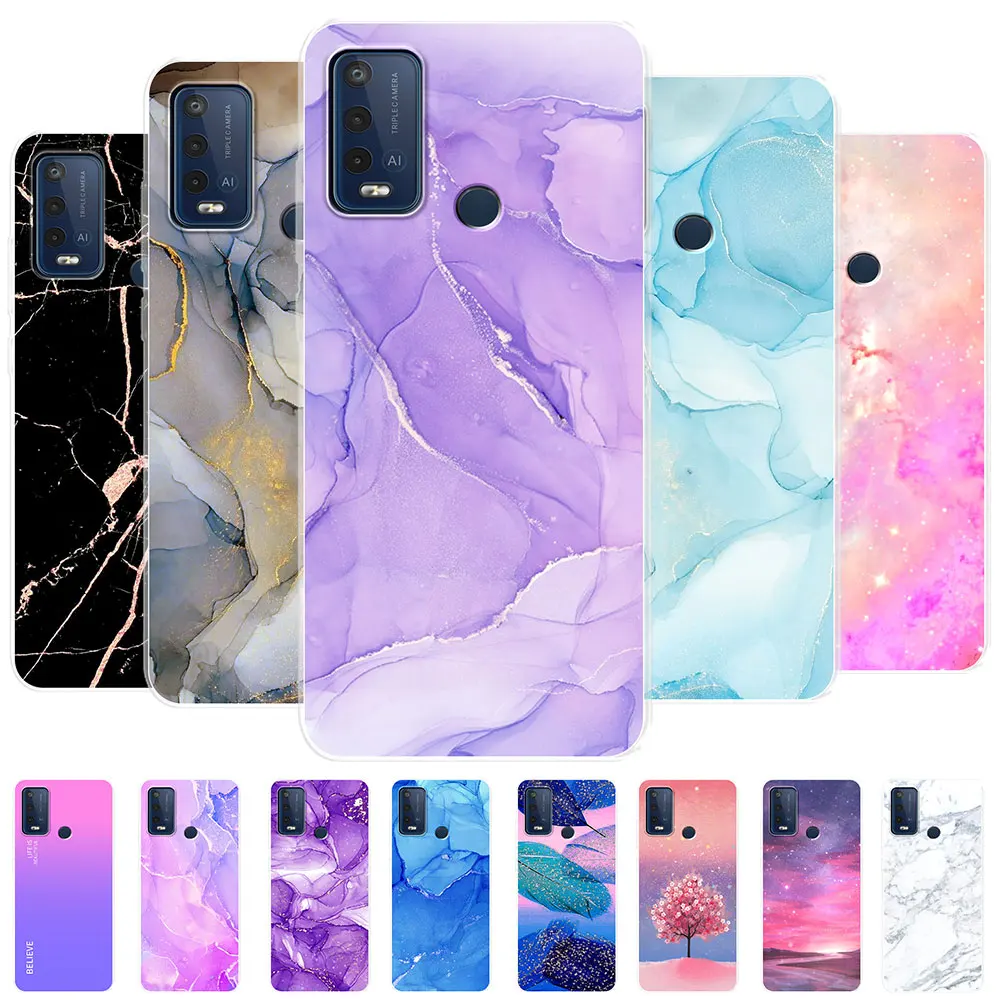 Per Wiko Power U30 Custodia Cover Fashion Clear Back Case Per Wiko Power U20 Silicone Soft Bumper Per Wiko Power U10 Fundas Coque