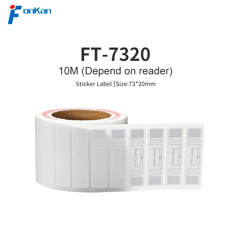 

Free Shipping 860-960Mhz UHF RFID Passive Label Adhesive Sticker Tag With Many Sizes Customizable
