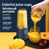 Juicer Cup + Portable Outdoor Cup, Dual Cups, Detachable, Easy To Clean, For Making Fine Juice, Fruit Blender, Beverage Maker, Suitable For Home, Outdoor Travel, Office, USB Charging, Portable Blender, Juice Mixer - Perfect Gift For