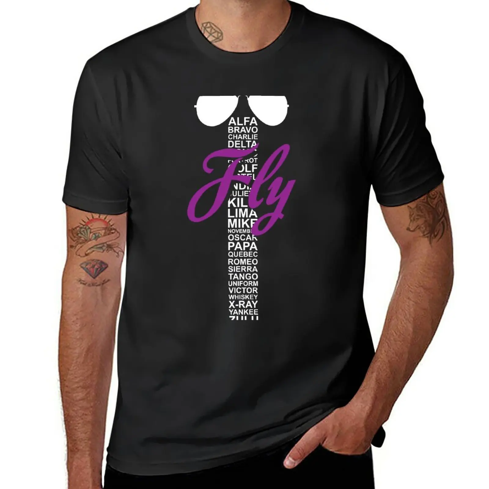 

New Fly T-Shirt funny t shirts hippie clothes T-shirt for a boy black t shirts for men