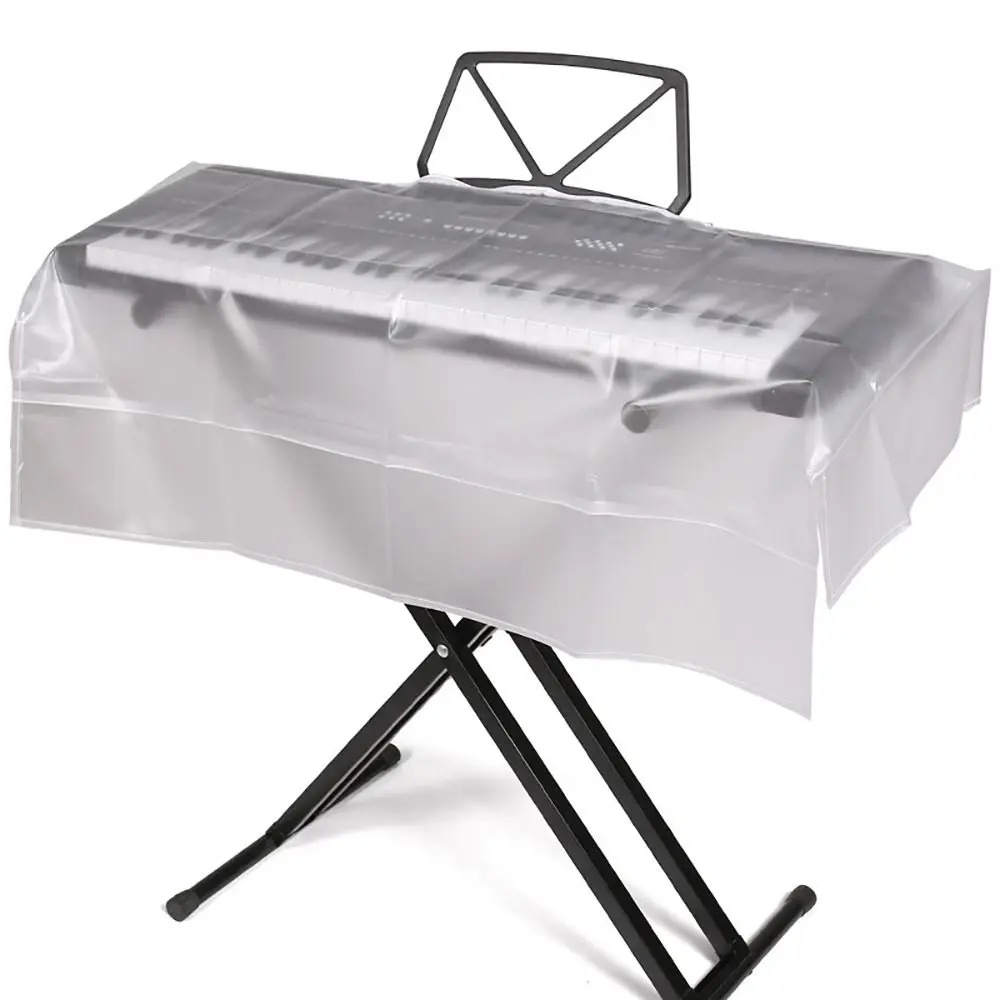Frosted Transparent Keyboard Dust Cover Universal Waterproof Piano Dust Covers Dustproof 88Keys Keyboard Case