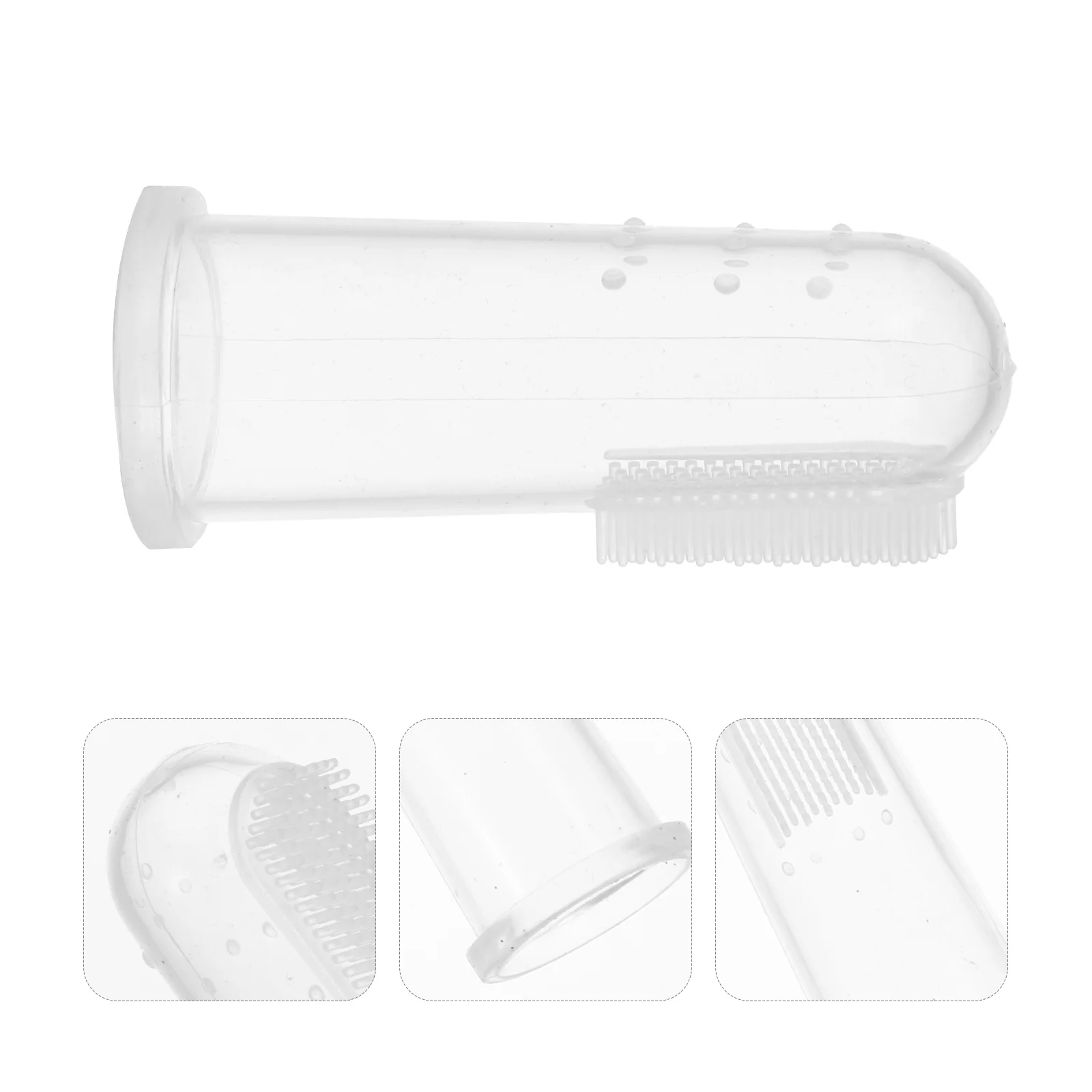 3 Pcs Silicone Milk Toothbrush Baby Oral Care Kids Infant Toothbrushes Finger Toddler