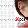 Mini Transparent Resin Ear Studs Star Ear Stick For Women Men Anti Allergy Plastic Earhole Maintenance Needling Jewelry Earrings 2