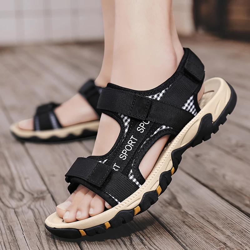 

Сандалии мужские дышащие водонепроницаемые, удобные повседневные легкие Нескользящие, для улицы и помещений