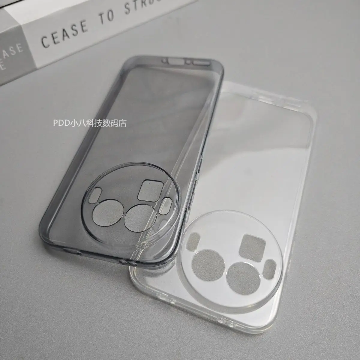 Clear Anti-Fingerprint Soft Protective Phone Cover - Shockproof Bumper Case
