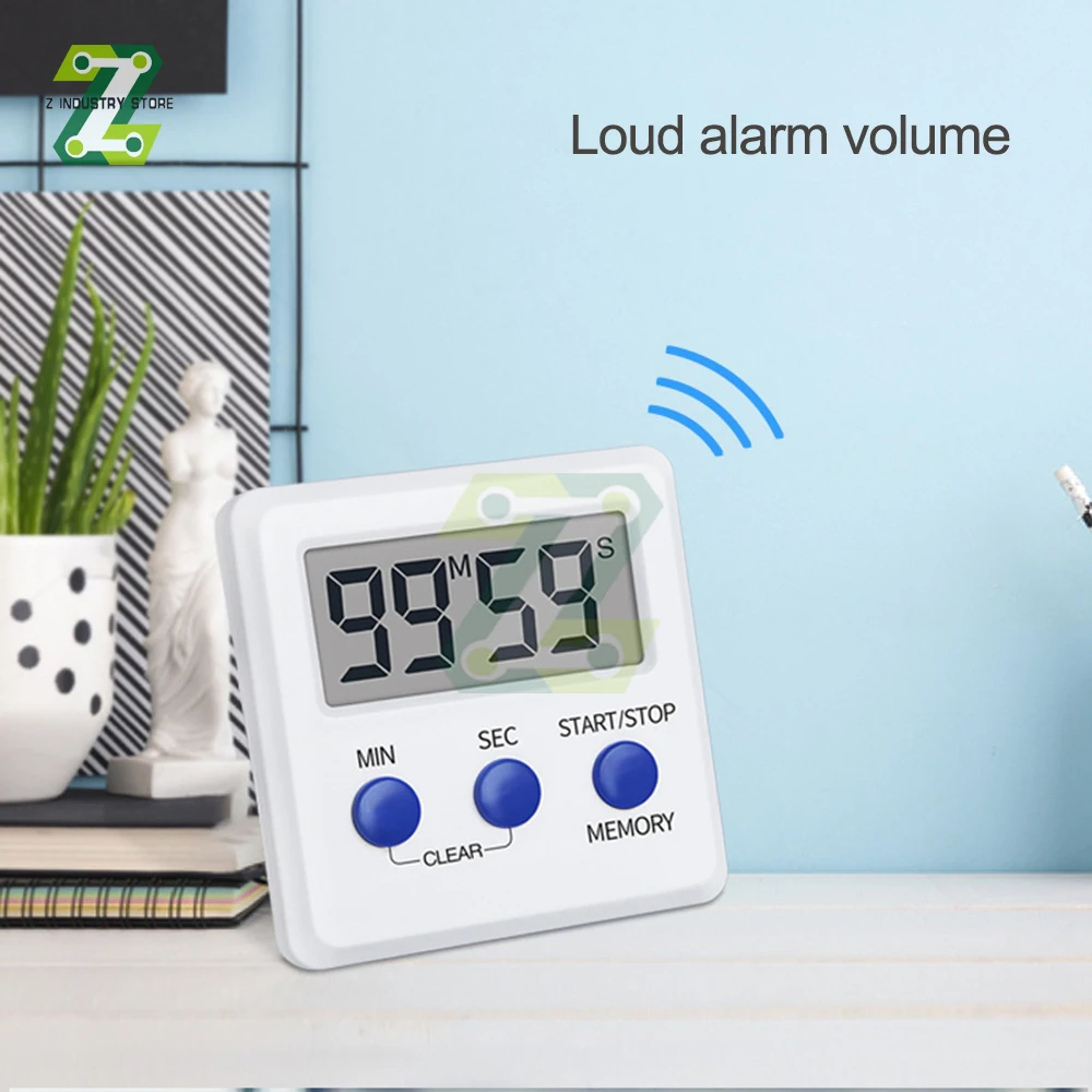 Enhanced Digital Timer with LED Display - Versatile for Kitchen, Sports, Study, and More