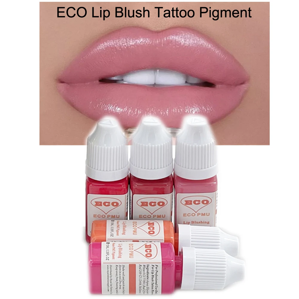ECO PMU Lip Blush Tattoo Permanent Makeup Pigment 10ml