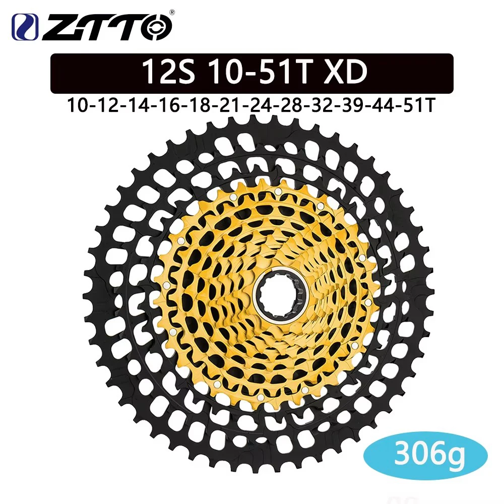 ZTTO 究極の超軽量 MTB 12 スピード 9-51T XD カセット 12S 9