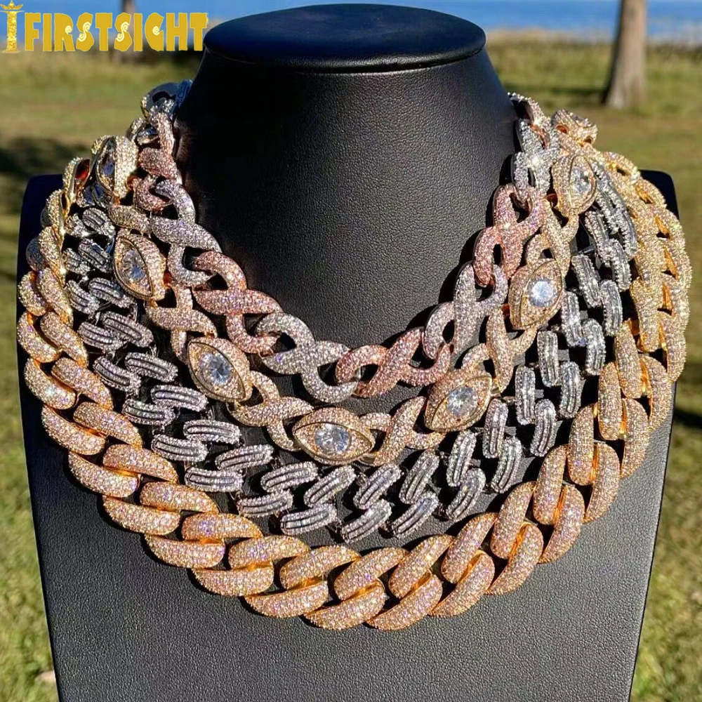 Chunky Choker Necklace Silver Cuban Link Chain Necklaces Thick