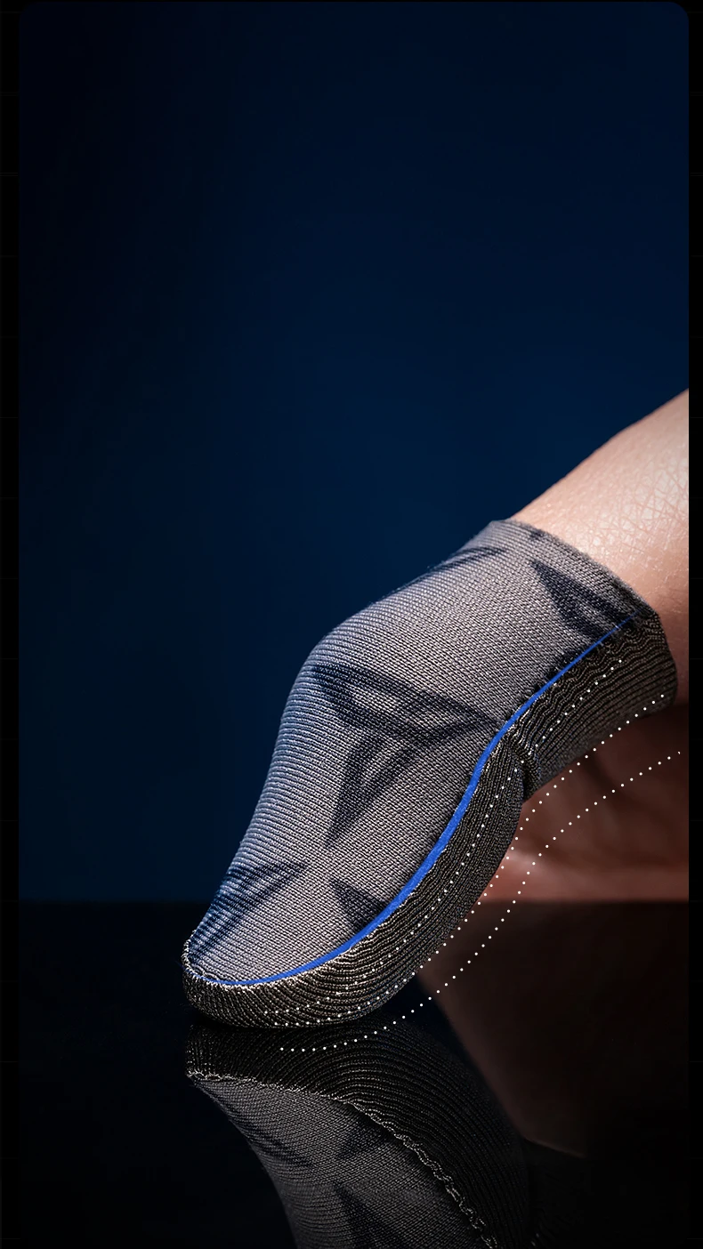 New Flydigi Silver P1 Sweat-Proof Finger Sleeve Mobile Phone Tablet PUBG Game Touch Screen Sensitivity Ultra-thin Finger Sleeve