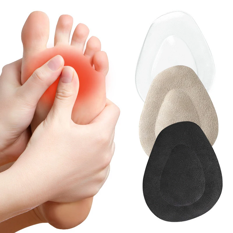 

Anti-Slip Metatarsal Pads Ball of Foot Cushions for Heels Soft Gel Shoe Inserts for Foot Pain Relief from Mortons Neuroma Callus