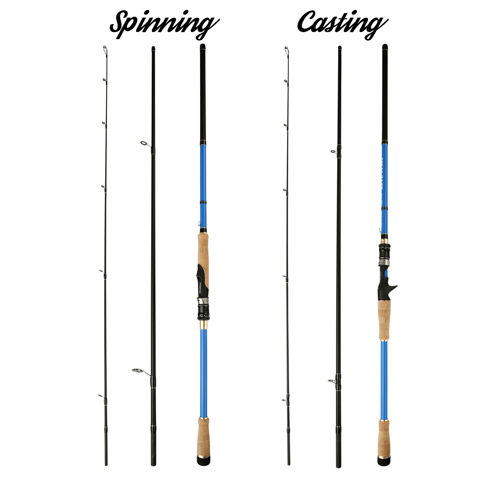 PHISHGERBREAKDAWNCastingSpinningFishingRods182124m30T