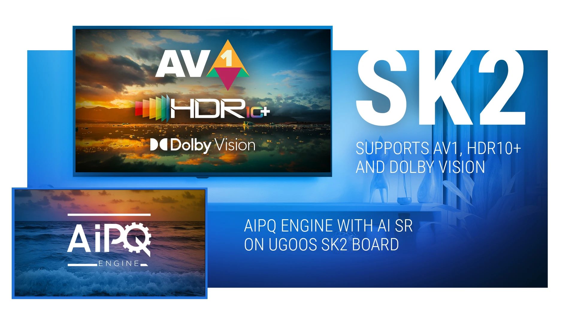 Smart TV Box SK2 Google TV Android TV 12 Realtek RTD1325 4GB 32GB WIFI6 BT5.2 4K