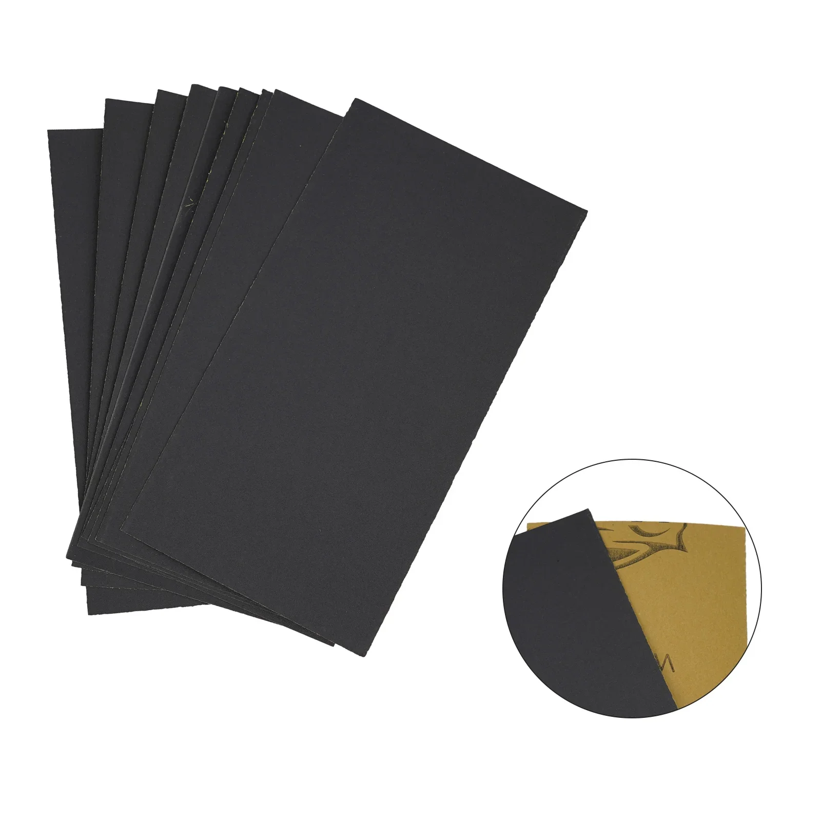 

Versatile 10pcs Sandpaper For Automotive Furniture Electronics Wet And Dry 3in X 5 1/2in 600/800/1000/1200/1500/2000/2500Grit