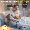 DoDo Duck Night Light, Cute Duck Lamp, Rechargeable Dimmable Nightlight, Silicone LED Bedside Lamp Nursery Touch-Sensitive 3