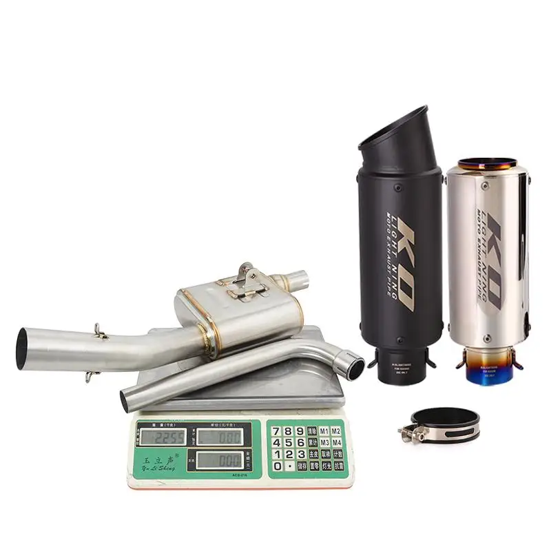 51mm Motorcycles Exhaust System For Aprilia GPR250R GPR250S 21-22 Muffler Front Link Pipe Stainless Steel Slip On With DB Killer - Image 2