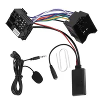 Pour Peugeot 206 207 307 301 407 pour citroën C4 C5 C6 Berlingo RD4 harnais Radio Microphone mains libres Bluetooth 5.0 adaptateur AUX 1