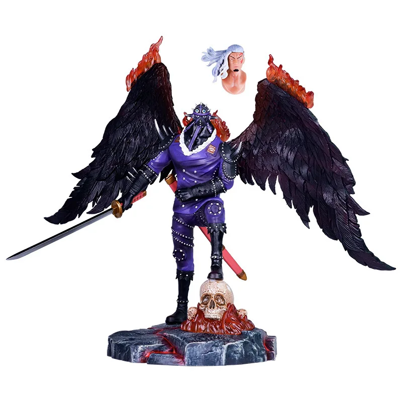 

32cm Anime One Piece Beasts Pirates King Four Emperor Kaido King Figure YAN ZAI JIN PVC Action Figurine Model Doll Toys Gift