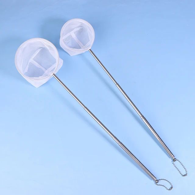 Aquarium Round Fishing Net Extendable Long Handle Fishing Gear For Catching Fish Shrimp Tank Clean Accessories 2