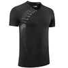 Men Quick Dry Shirts O Neck Fashion Print Nylon Fitness Training Breathable Short Sleeves Summer Running Causal Workout Tees 1
