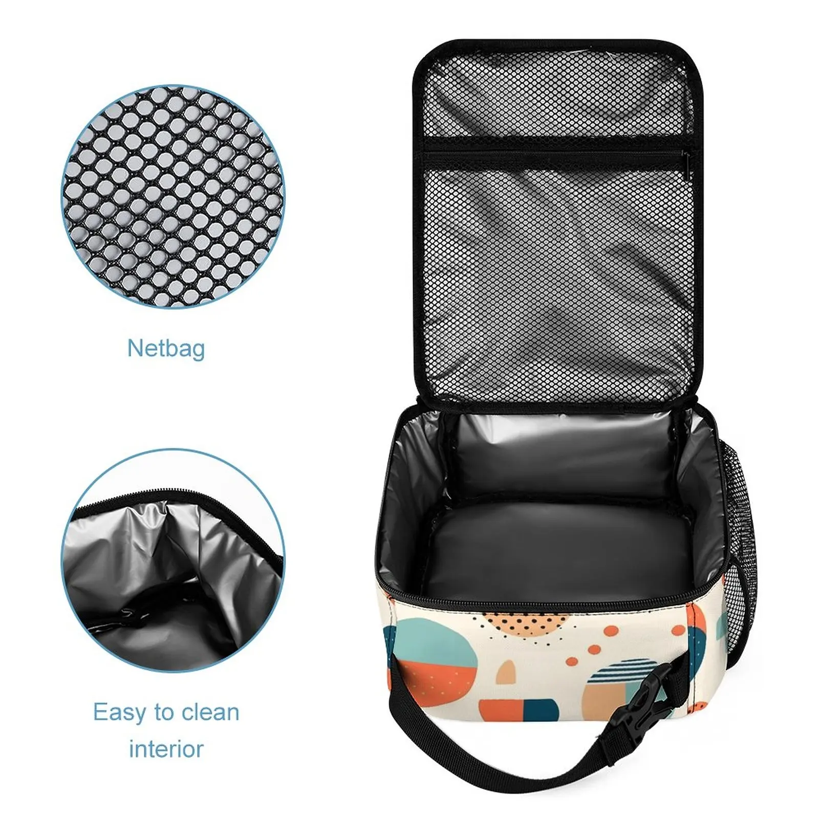 2023 New Three-piece Suit Zipper School Bag Student Backpack Chest Bag Pencil Bag Children's Gift Food Bag