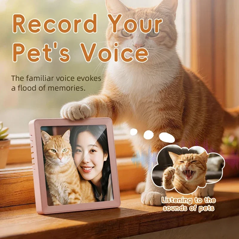 Multifunctional Magnetic Bluetooth Speaker & Photo Frame with Audio Playback