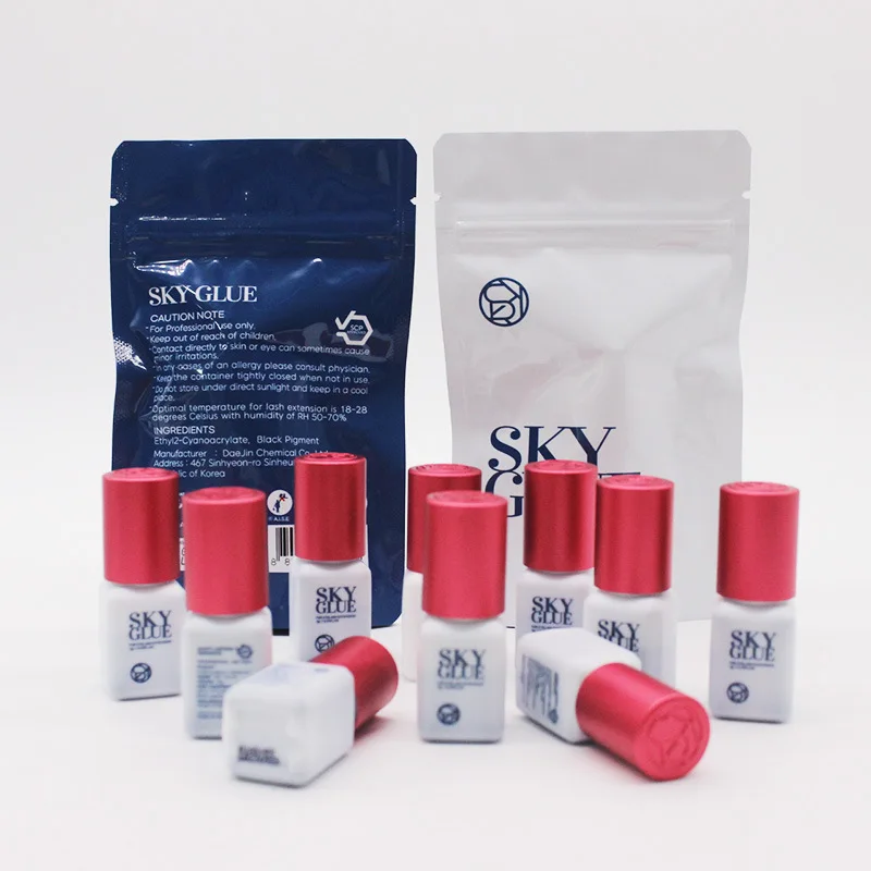 5g Sky D+ Glue 1s Fast Dry Strong False Eyelash Extension Glue Adhesive Low Smell No Irritation Lashes Glue Makeup Tools 4