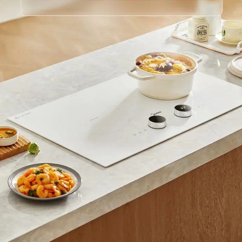 Midea 220V Induction Cooker 3500W Bulit-in Induction Hobs Dual Cooker Countertop Stove Intelligent Touch Control