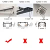 E27 Track Spotlight Modern and Simple Personality Restaurant Clothing Shop Ceiling Light Second Line Slide Light 360 ° 4