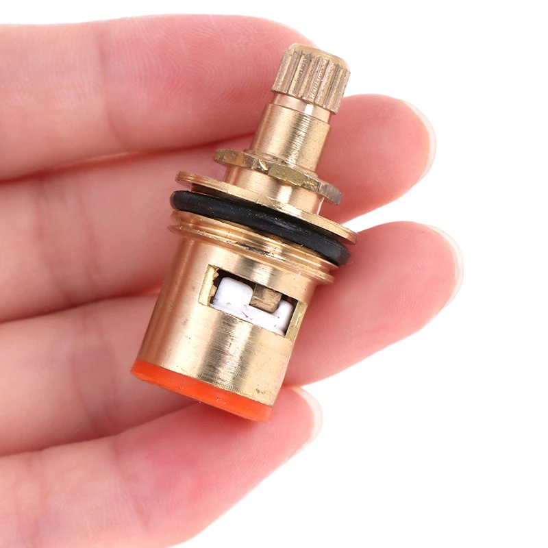 1/2" Copper Teeth Ceramic Tap Cartridge Disc Quarter Turn Valve Faucet Cartridges Accessories faucet cartridge faucet valve
