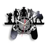Video Game Controller Retro Vinyl Record Wall Clock for Boys Room Gamer Home Decor Timekeeper Gaming Artwork Silent Quartz Clock 1