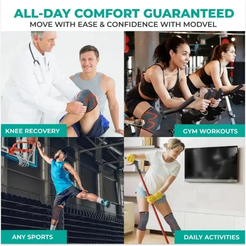 Knee Braces For Knee Pain Brace Compression Sleeve For Pain Meniscus Tear Arthritis Relief Sleeves knee support knee support sleeve knee brace knee wraps
