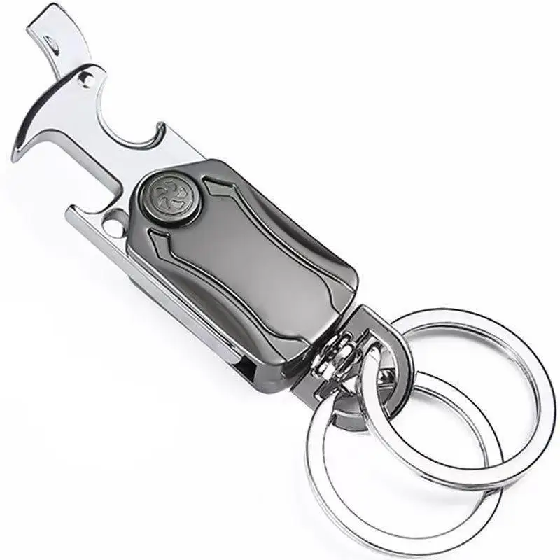Compact Multi-Tool Keychain with Bottle Opener & Box Cutter
