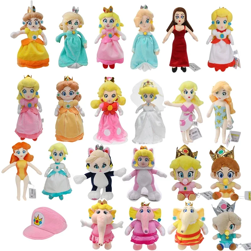 23 Stili Princess Peach Daisy Toadette Rosalina Pauline Baby Princess Toys Mario Peluche Peluche Bambola Regali Di Compleanno