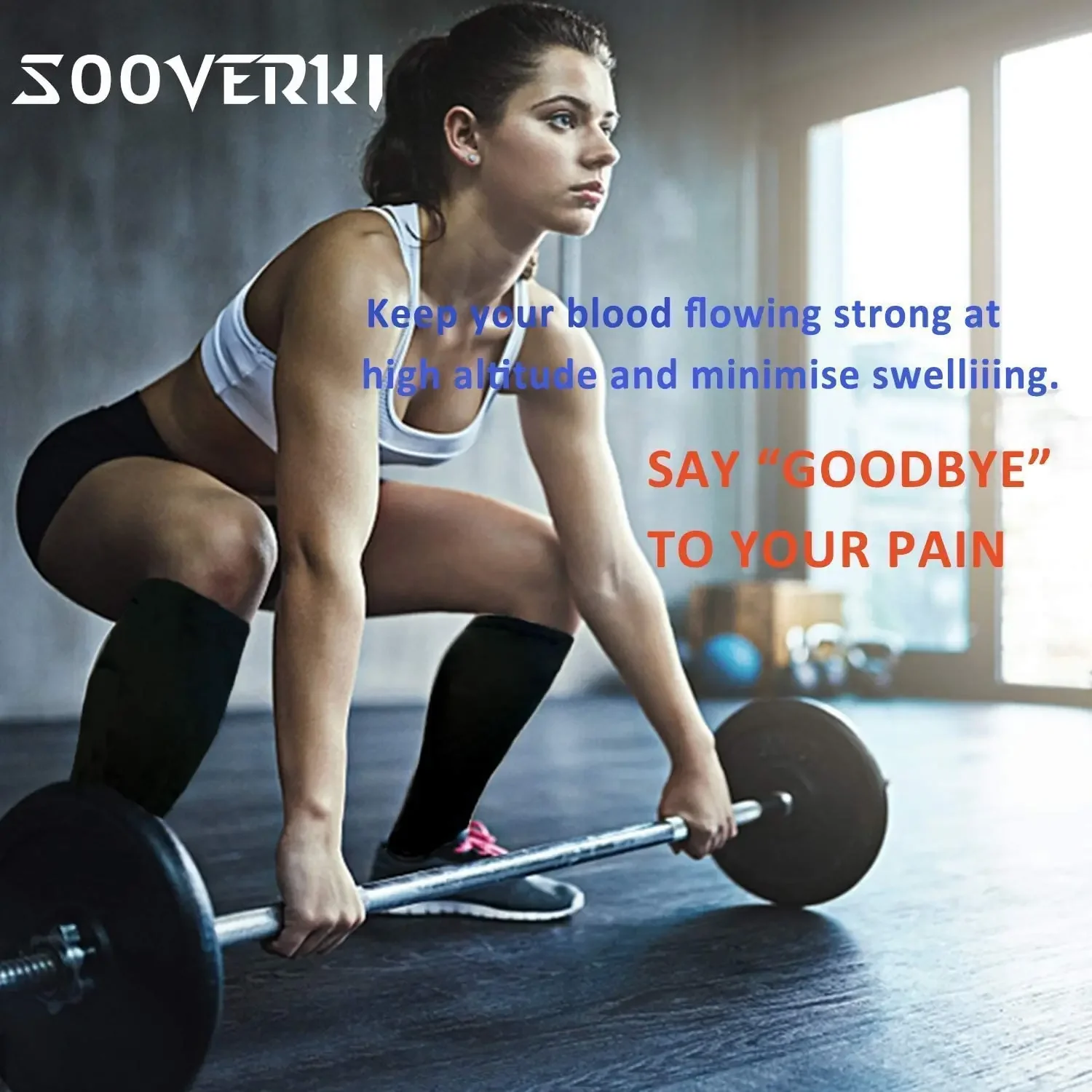 5 쌍 압축 양말 남성 러닝 스포츠 양말 무릎 높이 20-30mmHg 의료 부종 정맥류 여성 압축 스타킹 - AliExpress