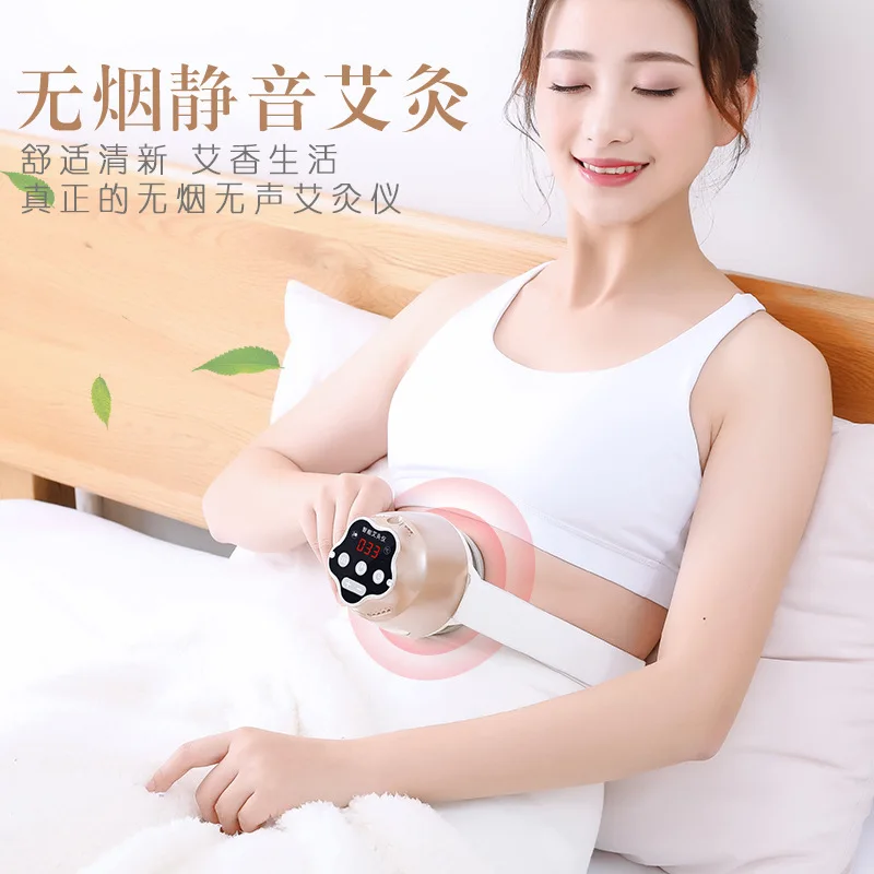 

Intelligent Temperature Control Electric Moxibustion Box Instrument Smokeless Mute Moxibustion Box Home Health Warm Palace Fumig