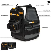 ToughBuilt TB-CT-180-8 8" Tote + Pouch With ClipTech Tools TOUGHBUILT Packaging Bag 2