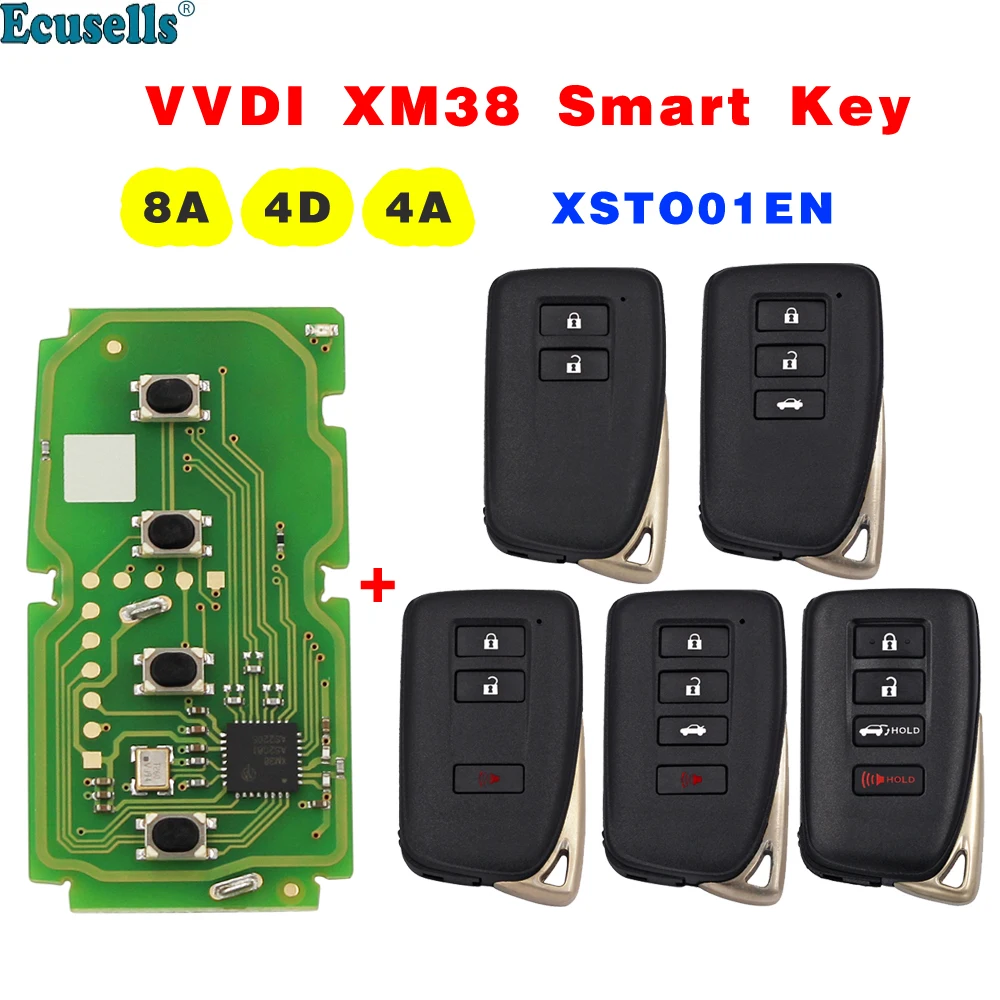 

VVDI XM38 Smart Key 8A 4D 4A Remote for VVDI2 VVDI Mini KEY TOOL Plus Max for Lexus GS300 ES300 GS430 GS400 IS200 IS300 ES330