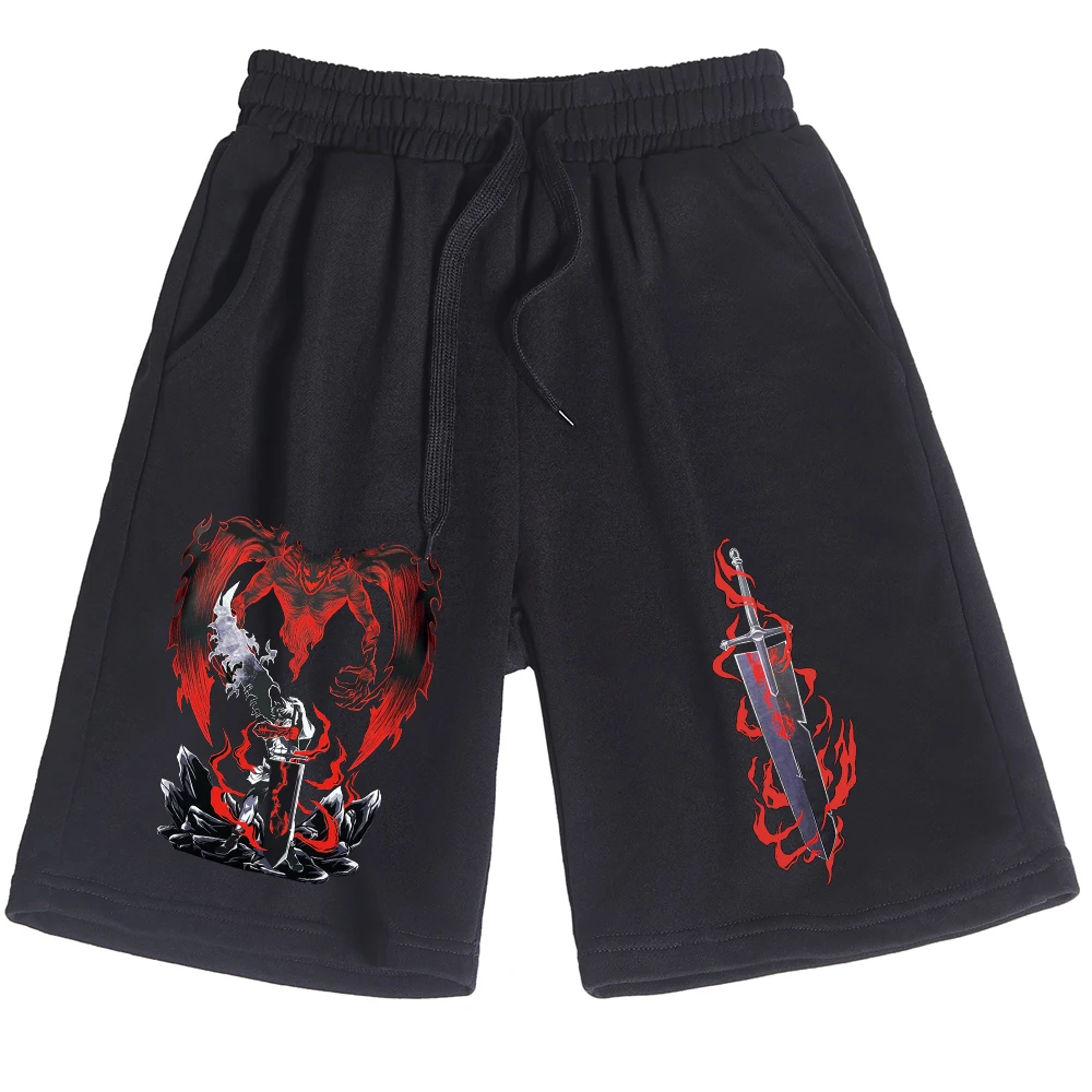 

Anime Shorts Black Clover Casual Loose Beach Cotton Short Pants Man Woman